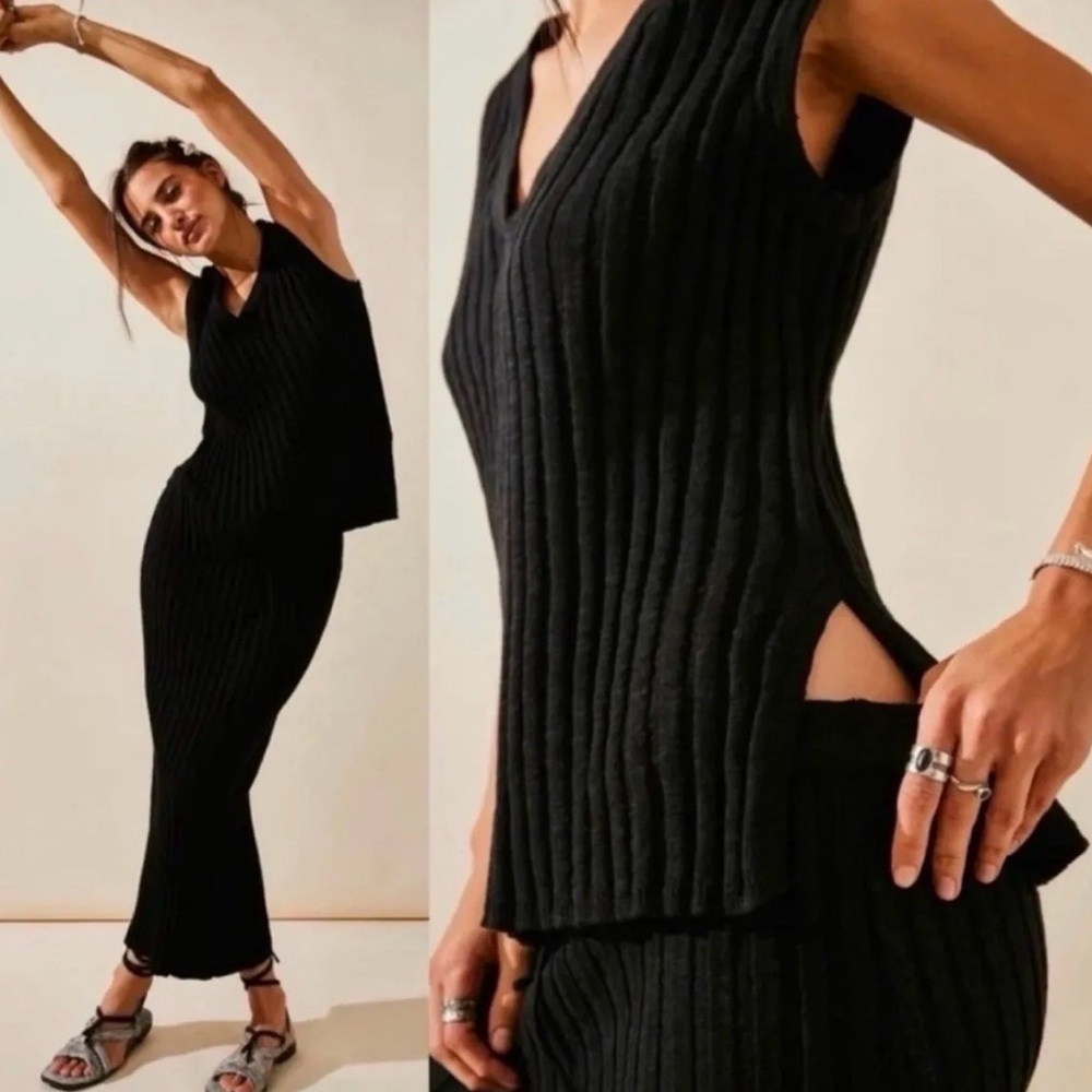 NWOT Free People Beach Veda Sweater Set